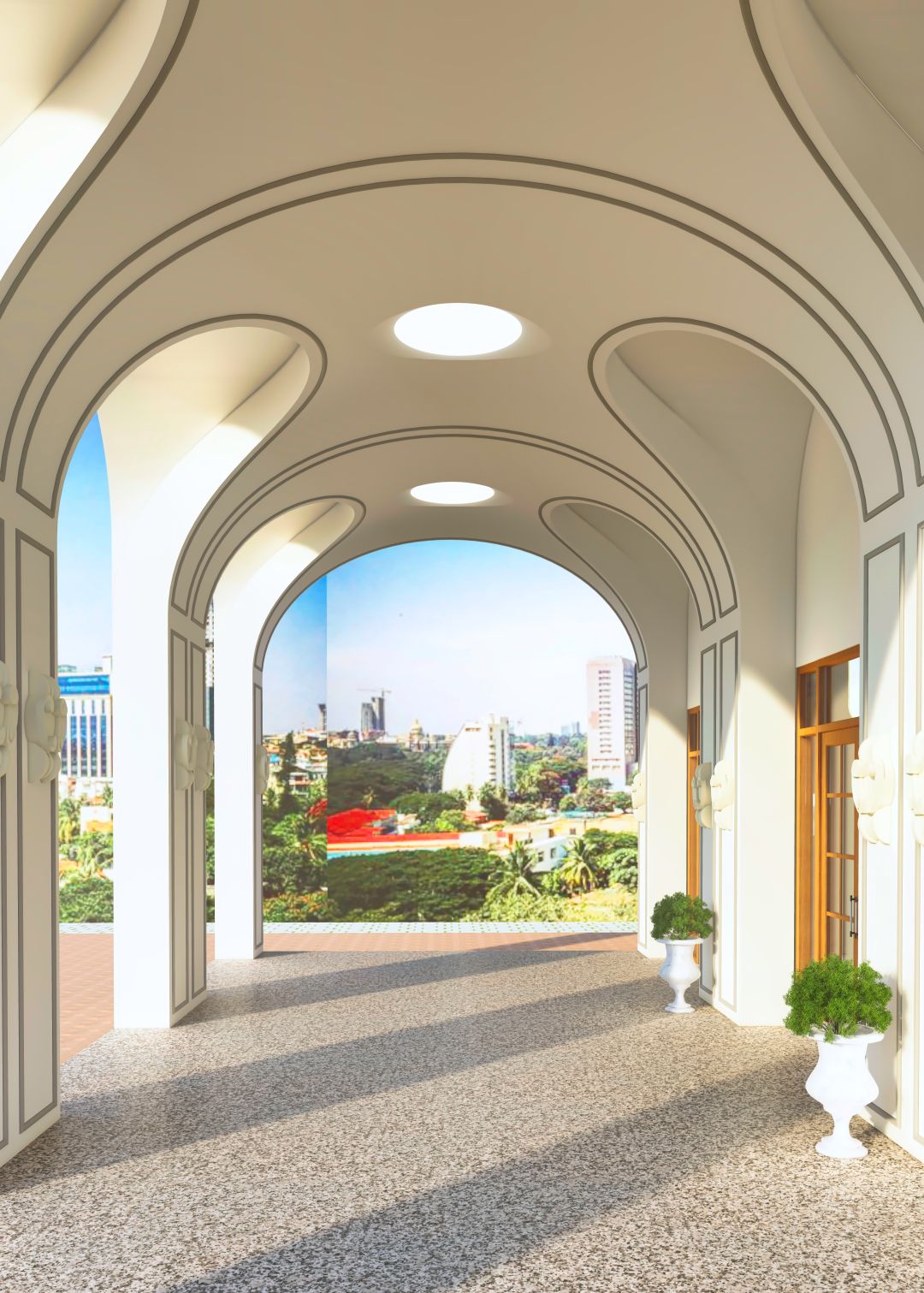 Shilanyas Architects Interiors- Ornate foyer (3)